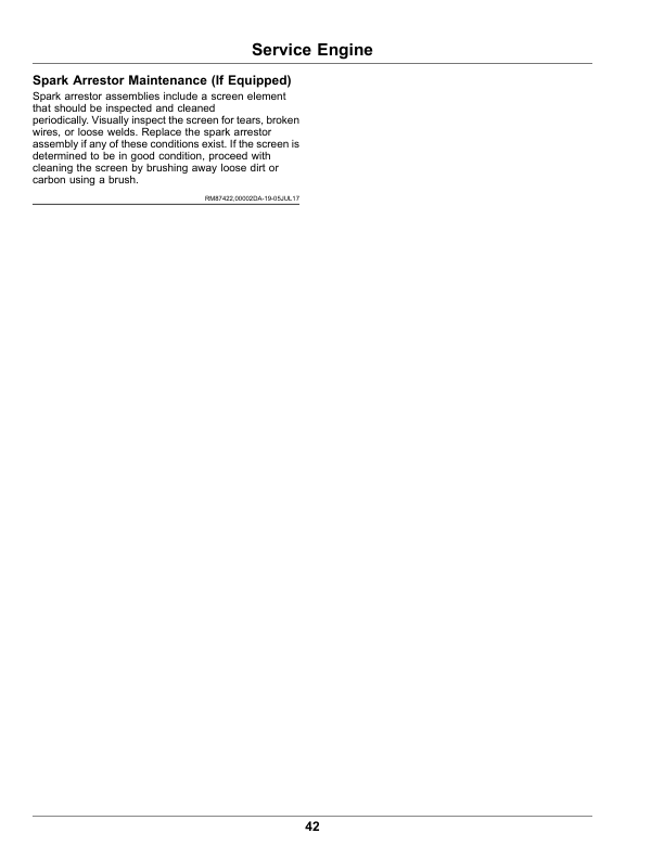 John Deere 652E QuikTrak (Serial No 110001-) (North American) Operator’s Manual (OMUC34163E) Workshop Guide