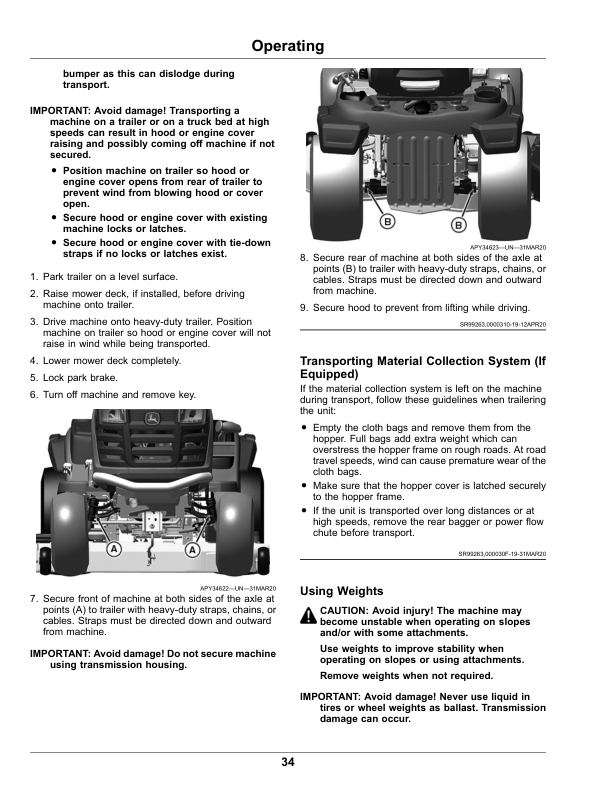 John Deere S220 Riding Lawn Tractor (050001-), S240 Riding Lawn Tractor (920001-) (North American) Operator’s Manual (OMUC34189) Workshop Guide
