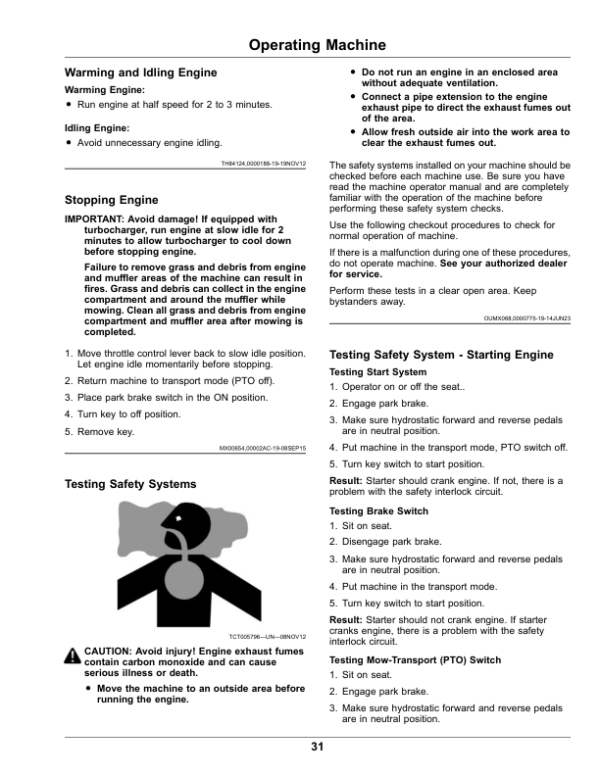 John Deere 7200A PrecisionCut Trim, Surrounds Mower (110001-) Operator’s Manual (OMUC35696) Workshop Guide