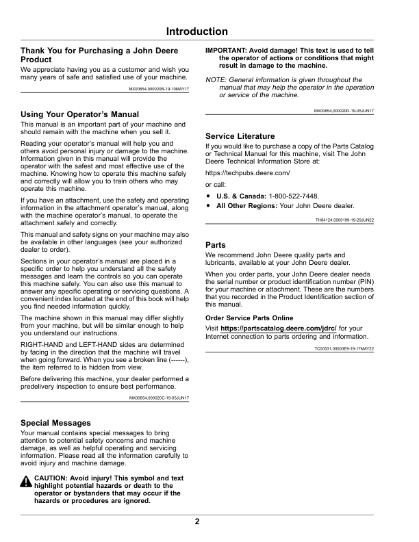 John Deere 185 E-Cut Electric, 225 E-Cut Electric Walk Greens Mower (010001-) (North America Edition) Operator’s Manual (OMUC36026E) Workshop Guide