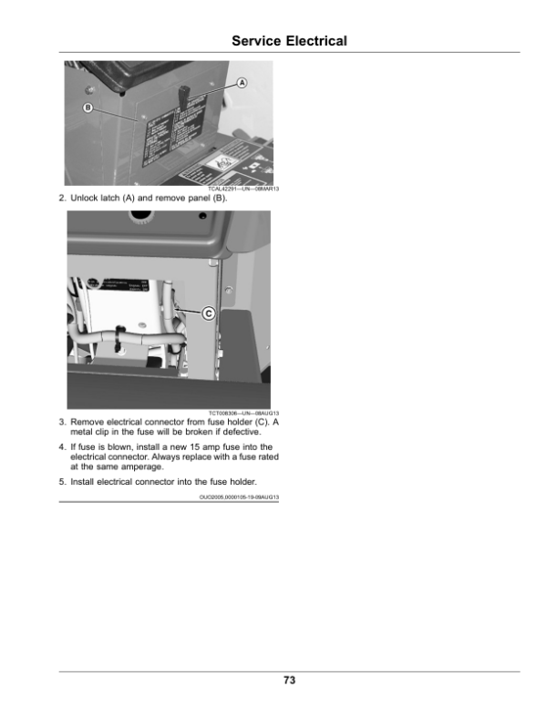 John Deere PrecisionCut 2653B Trim, Surrounds Mower (160001-) (North American) Operator’s Manual (OMUC37511E) Workshop Guide