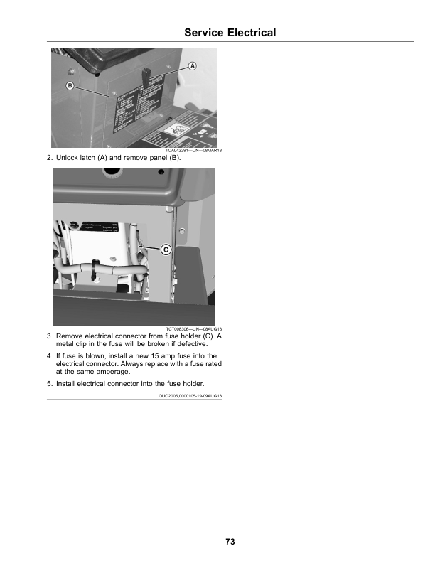 John Deere PrecisionCut 2653B Trim, Surrounds Mower (160001-) (North American) Operator’s Manual (OMUC37511E) Workshop Guide
