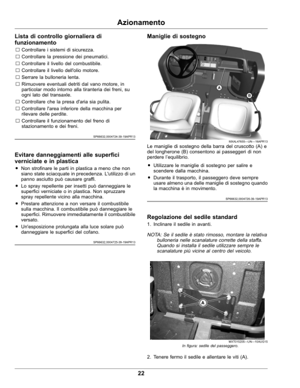 John Deere TH 6X4 Diesel Gator Utility Vehicles (Serial No. 200001-) (Export) Operator’s Manual (OMUC39477) Workshop Guide