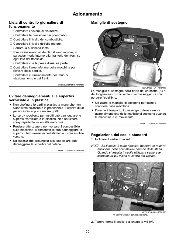 John Deere TH 6X4 Diesel Gator Utility Vehicles (Serial No. 200001-) (Export) Operator’s Manual (OMUC39477) Workshop Guide