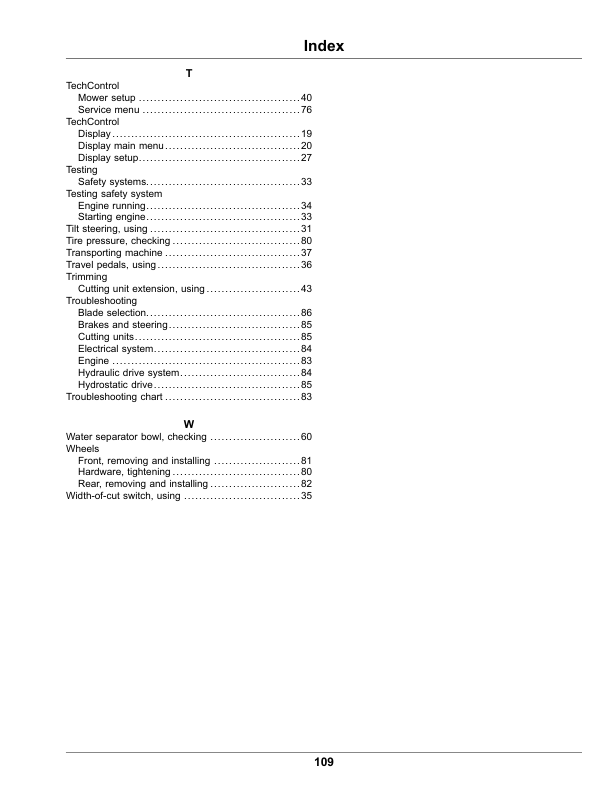 John Deere 7400A TerrainCut Trim, Surrounds Mower(120001-) (European Edition) Operator’s Manual (OMUC39940) Workshop Guide
