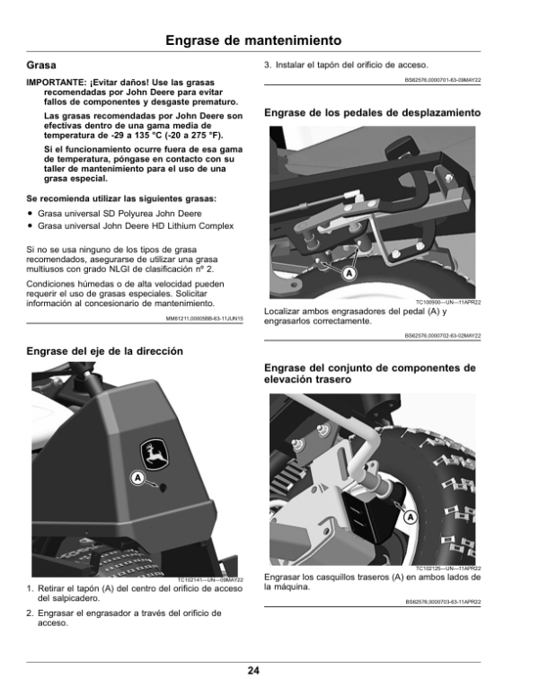 John Deere TruFinish 1220 Utility Rake (020001-) (North America) Operator’s Manual (OMUC40380) Workshop Guide
