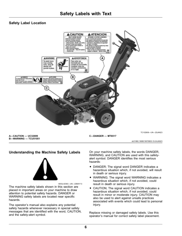 John Deere 185 E-Cut Electric, 225 E-Cut Electric Walk Greens Mower (020001-) (North American) Operator’s Manual (OMUC40659E) Workshop Guide