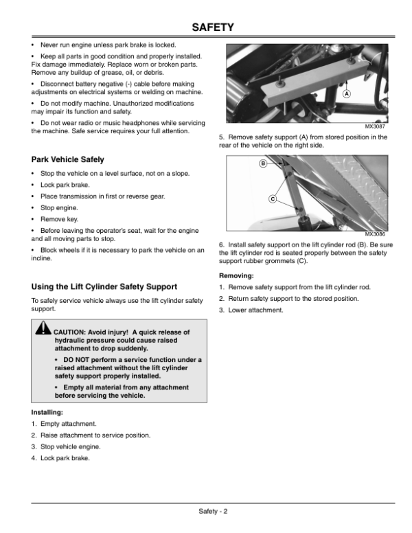 John Deere Cab For 2020 & 2030 ProGator Utility Vehicle Operator’s Manual (OMVG10759) Workshop Guide