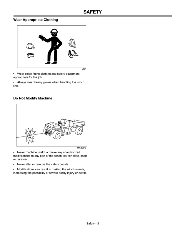 John Deere Winch for Gator Utility Vehicles A2500 Multi-Mount Operator’s Manual (OMVG10903) Workshop Guide