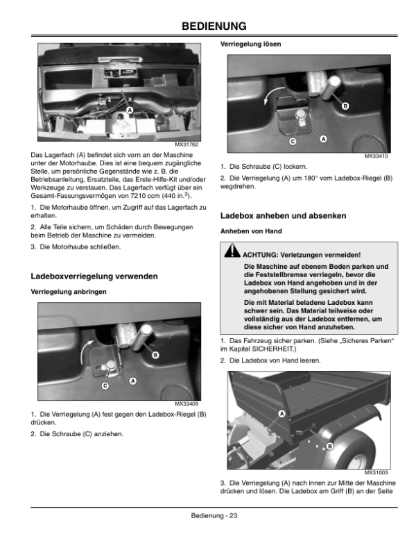 John Deere HPX & HPX-4×4 Diesel Gators Export Edition (010001-040000) Operator’s Manual (OMVG12337) Workshop Guide
