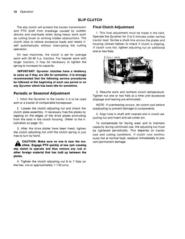 John Deere 307 Gyramor Rotary Cutter Operator’s Manual (OMW21303) Workshop Guide