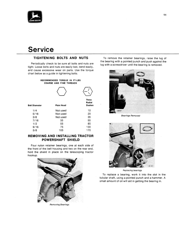 John Deere 227 Rotary Cutter Operator’s Manual (OMW21323) Workshop Guide