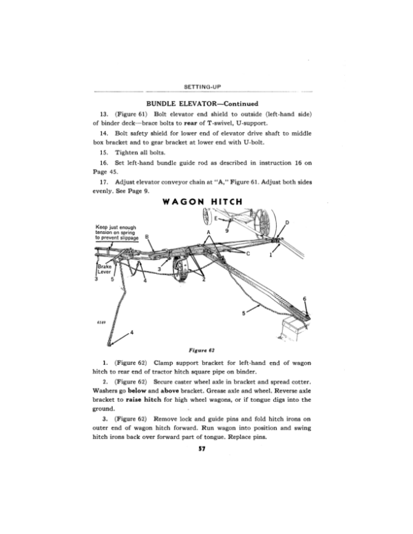 John Deere Power-Driven Corn Binder Operator’s Manual (OMW31249) Workshop Guide