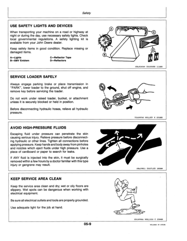 John Deere 146 Farm Loader Operator’s Manual (OMW37920) Workshop Guide