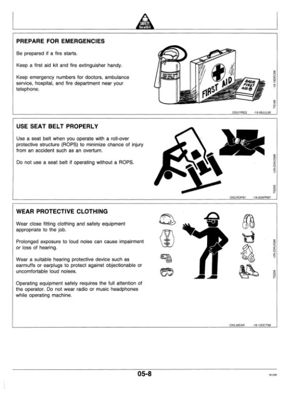 John Deere 265 Farm Loader Operator’s Manual (OMW37957) Workshop Guide