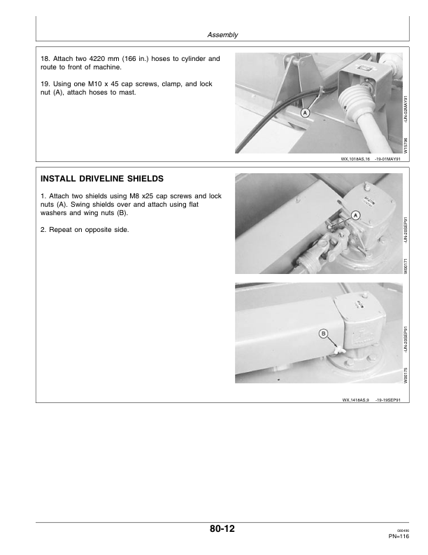 John Deere 1418 Rotary Cutter (007501-) Operator’s Manual (OMW40684) Workshop Guide