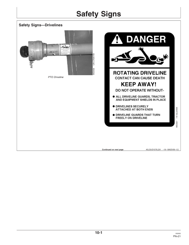 John Deere MX5 Rotary Cutters (000000-001000) MX6 Rotary Cutters (000000-011000) MX7 Rotary Cutters (000000-008000) North America Operator’s Manual (OMW49246) Workshop Guide