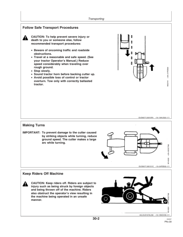 John Deere MX5 Rotary Cutters (001001-013999) MX6 Rotary Cutters (011001-028999) MX7 Rotary Cutters (008001-014999) North America Operator’s Manual (OMW49746) Workshop Guide