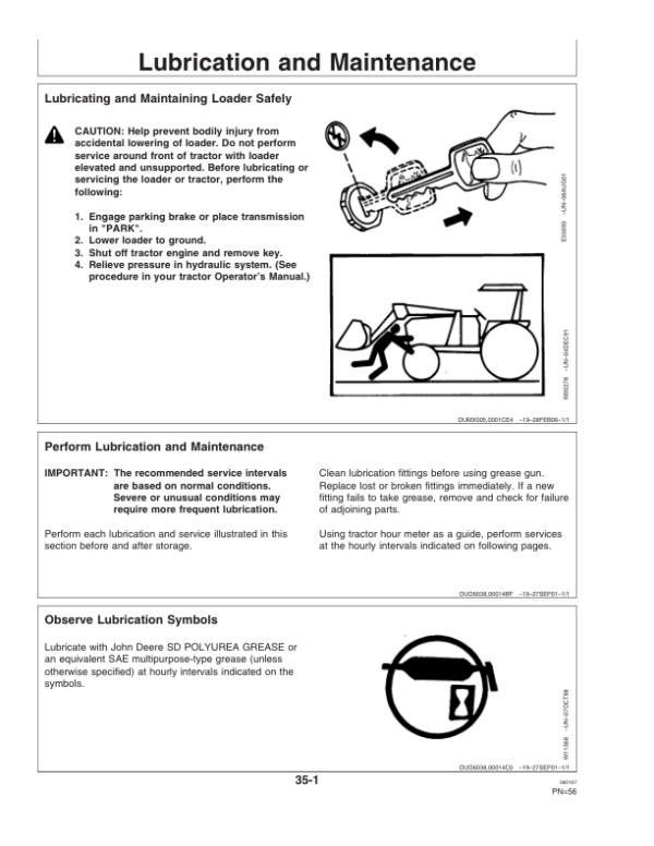 John Deere 741 Loader Operator’s Manual (OMW50425) Workshop Guide