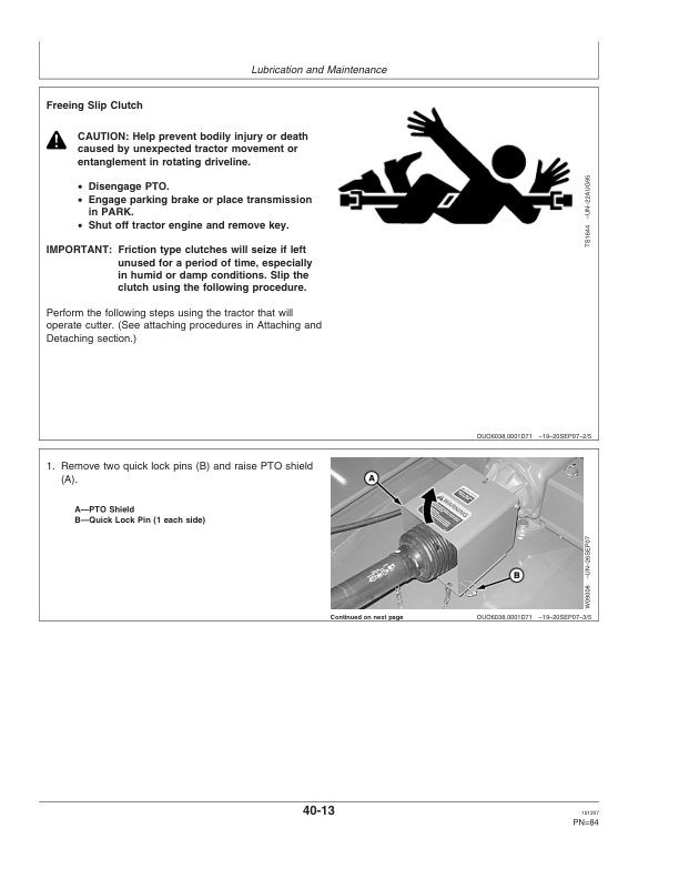John Deere MX8 Rotary Cutters (015000-017999) MX10 Rotary Cutters (014000-016999) Operator’s Manual (OMW53064) Workshop Guide