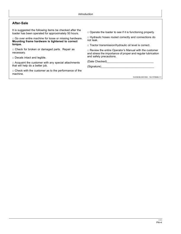 John Deere 200CX Loader Operator’s Manual (OMW54417) Workshop Guide