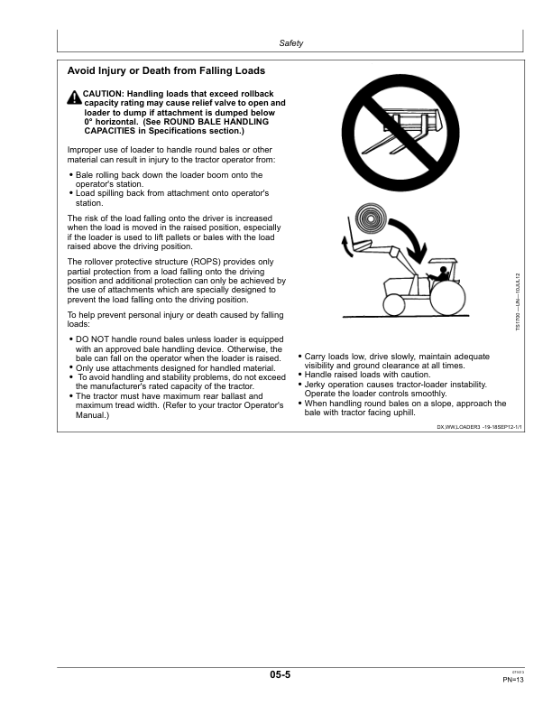 John Deere 563 Loader Operator’s Manual (OMW54462) Workshop Guide