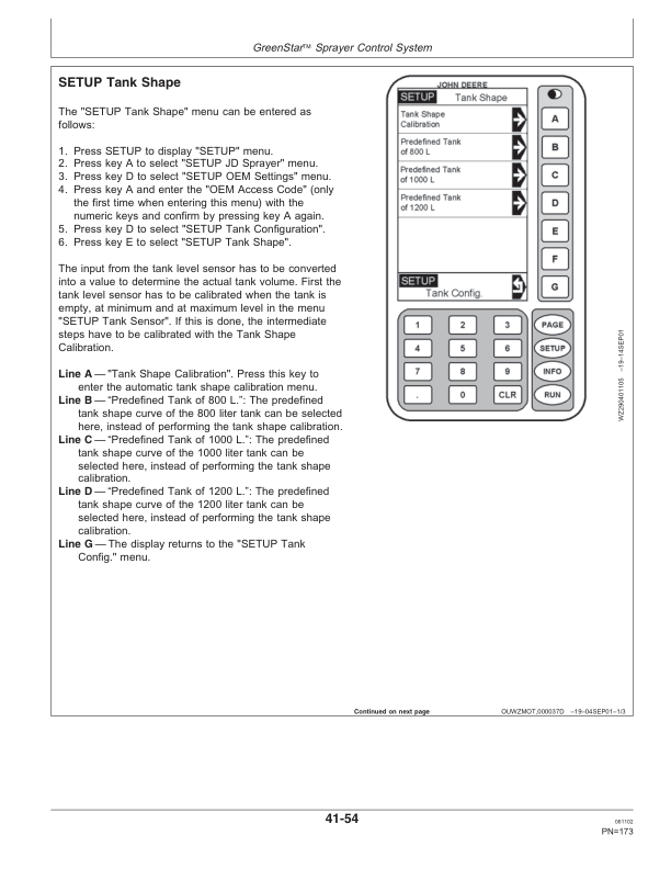 John Deere SPRAYER 508-512(EHC-2) ENGLISH Operator’s Manual (OMWZ50811) Workshop Guide