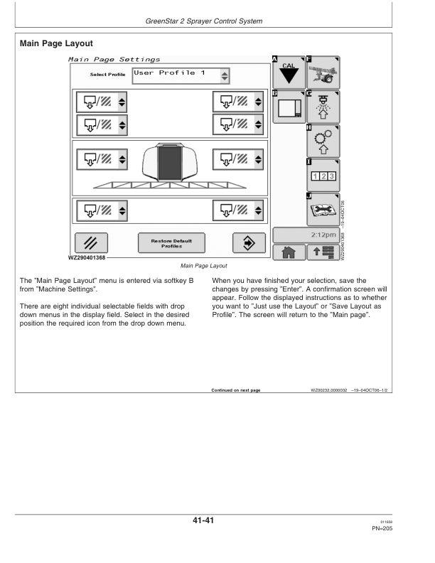 John Deere 724i, 732i & 740i Trailed Crop Sprayerswith EHC-2 Control Unit Operator’s Manual (OMWZ72411) Workshop Guide