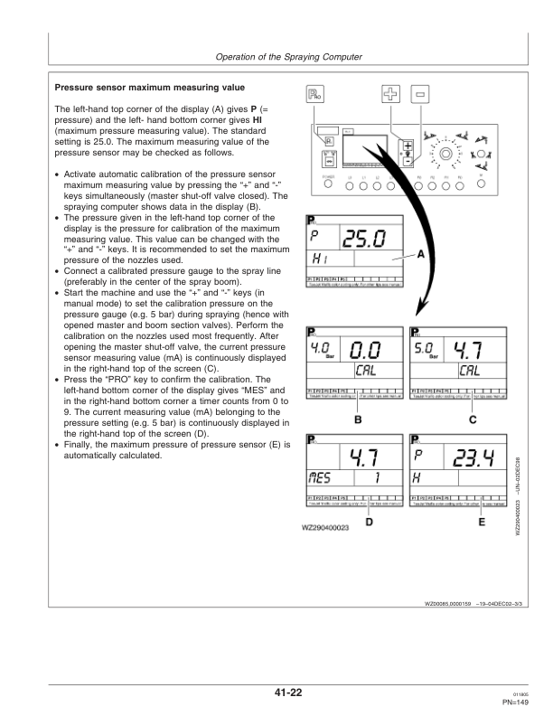 John Deere 824SE, 832SE Trailed Crop Sprayer Operator’s Manual (OMWZ82431) Workshop Guide