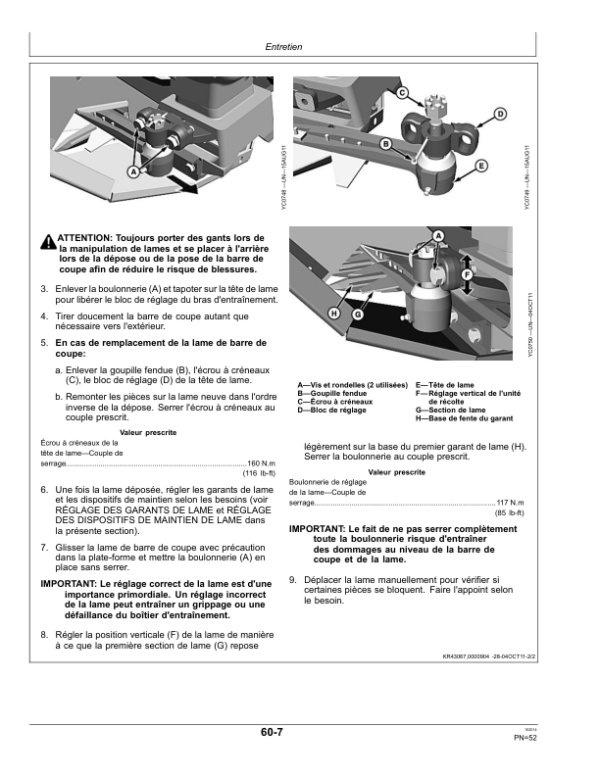 John Deere 314R Cutting Platform Operator’s Manual (OMYC32468) Workshop Guide