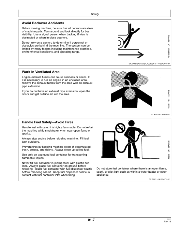 John Deere W540, W550, W650, W660, T550, T560, T660, T670 & HillMaster Combines Operator’s Manual (OMZ200830) Workshop Guide