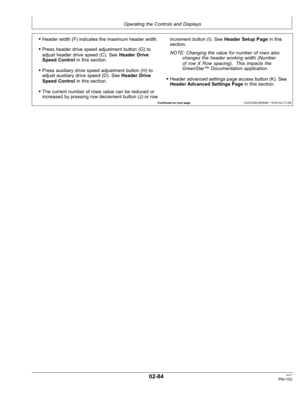 John Deere 8100, 8200, 8300, 8400, 8500, 8600, 8700 & 8800 Self-Propelled Forage Harvesters Operator’s Manual (OMZ200968) Workshop Guide