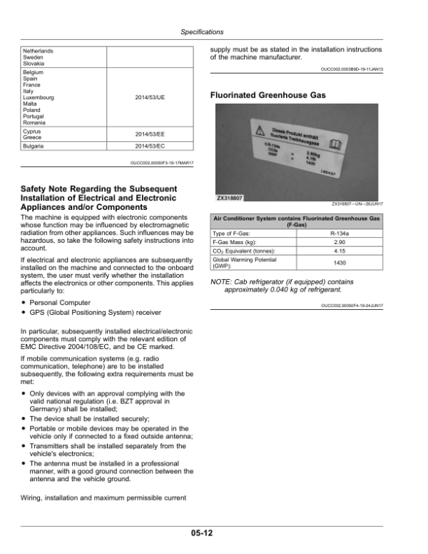 John Deere T670 and HillMaster™ Combines Operator’s Manual (OMZ201446) Workshop Guide