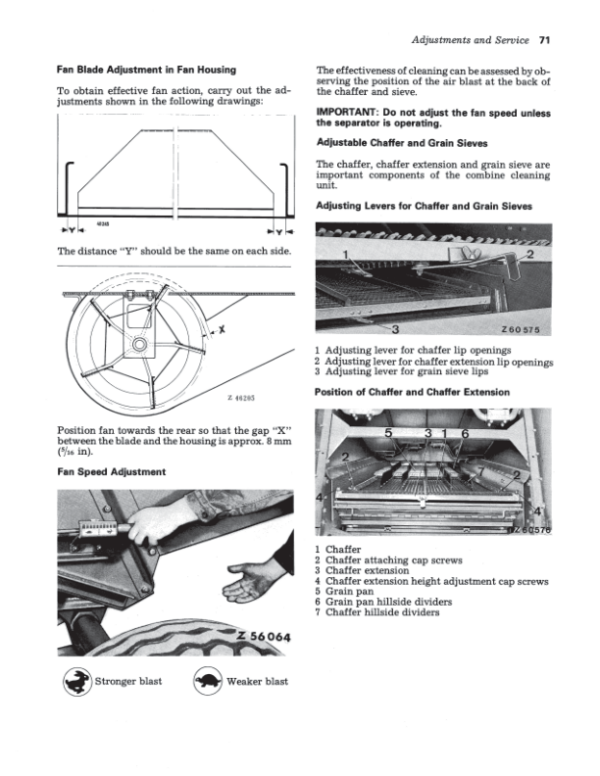 John Deere 955 Combines Operator’s Manual (OMZ91109) Workshop Guide