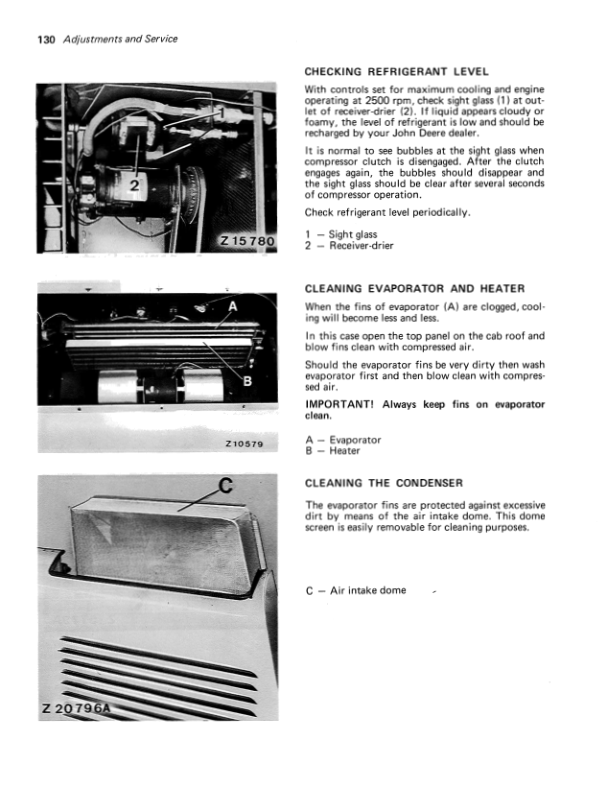 John Deere 955 Combines Operator’s Manual (OMZ91440) Workshop Guide