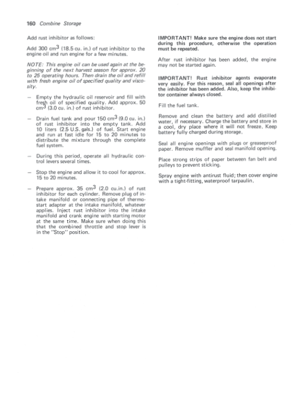 John Deere 932, 942 & 952 Combines Operator’s Manual (OMZ91473) Workshop Guide