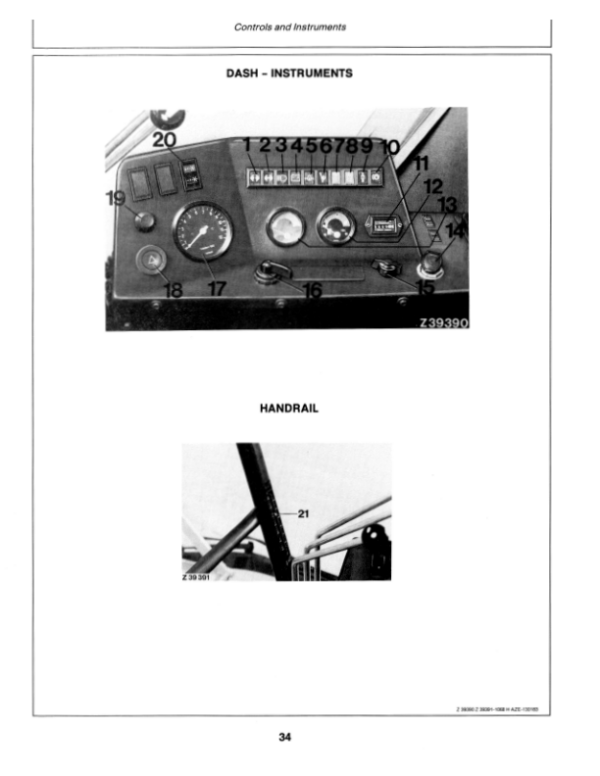 John Deere 1068 H Combines Operator’s Manual (OMZ91554) Workshop Guide