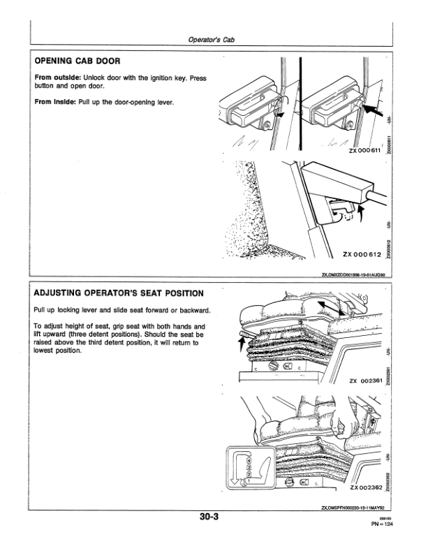 John Deere 2054, 2056, 2058, 2064 & 2066 Combines Operator’s Manual (OMZ92125) Workshop Guide