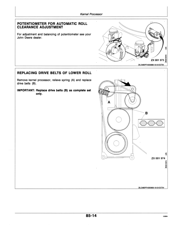 John Deere 6610, 6710, 6810 & 6910 Self-Propelled Forage Harvesters Operator’s Manual (OMZ92304) Workshop Guide