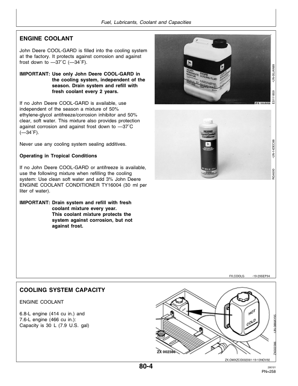 John Deere 2054, 2056, 2058, 2064 & 2066 Combines Operator’s Manual (OMZ92382) Workshop Guide