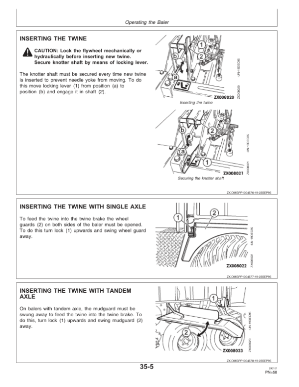 John Deere 680, 690, 680 & 690 MultiCut MultiCut Large Square Balers Operator’s Manual (OMZ92444) Workshop Guide