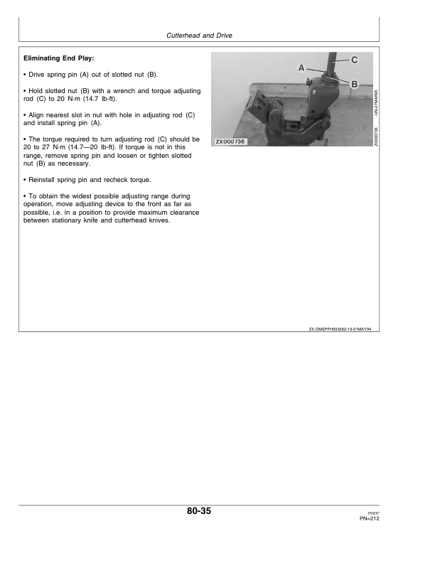 John Deere 6610, 6710, 6810 & 6910 Self-Propelled Forage Harvesters Operator’s Manual (OMZ92524) Workshop Guide