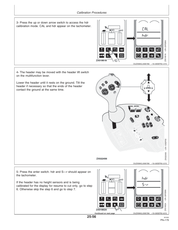 John Deere 9780 CTS Combines Operator’s Manual (OMZ92966) Workshop Guide