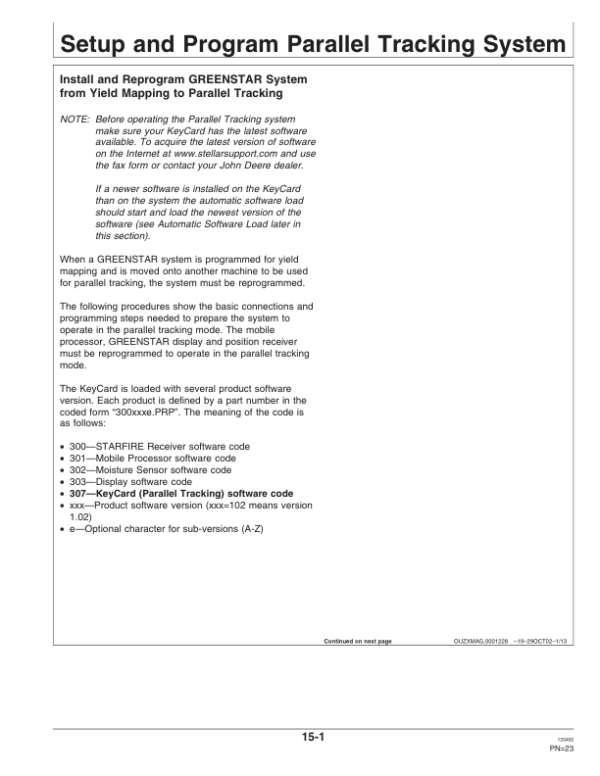 John Deere Greenstar AutoTrac Assisted Steering System European Edition Operator’s Manual (OMZ93474) Workshop Guide
