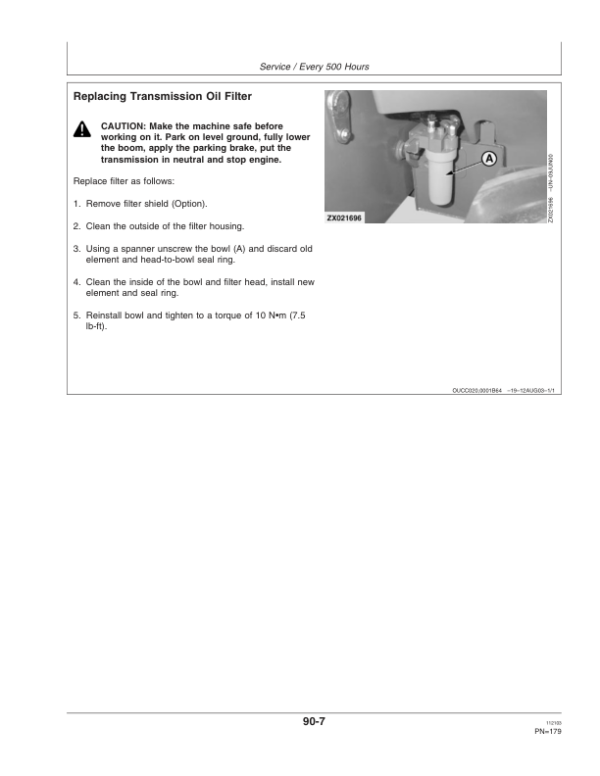 John Deere 3215, 3220, 3415 & 3420 Telescopic Handlers Operator’s Manual (OMZ93519) Workshop Guide