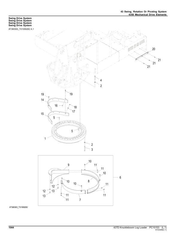 John Deere 437D Knuckleboom Loader Parts Catalog Manual – PC10153 Workshop Guide