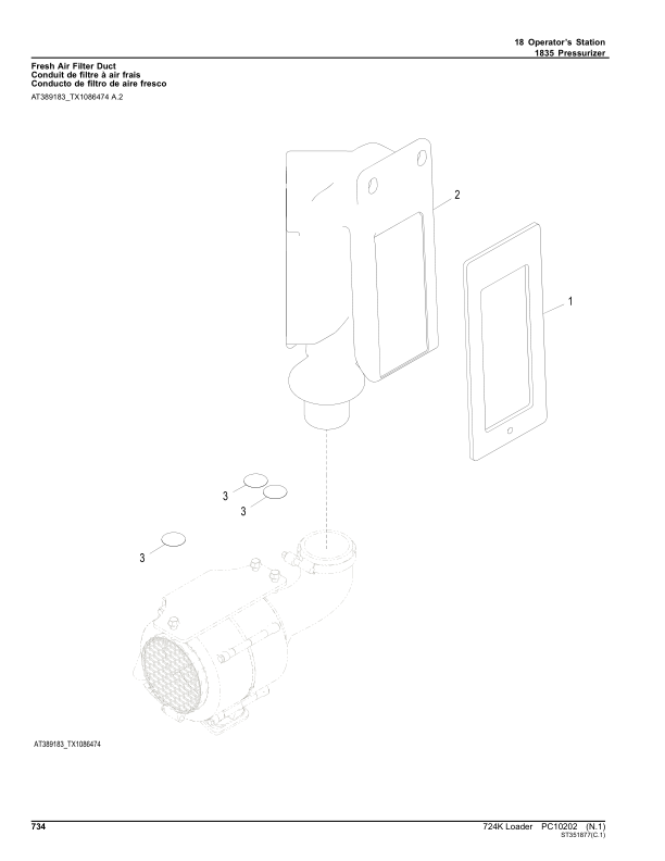 John Deere 724K Loaders Parts Catalog Manual – PC10202 Workshop Guide
