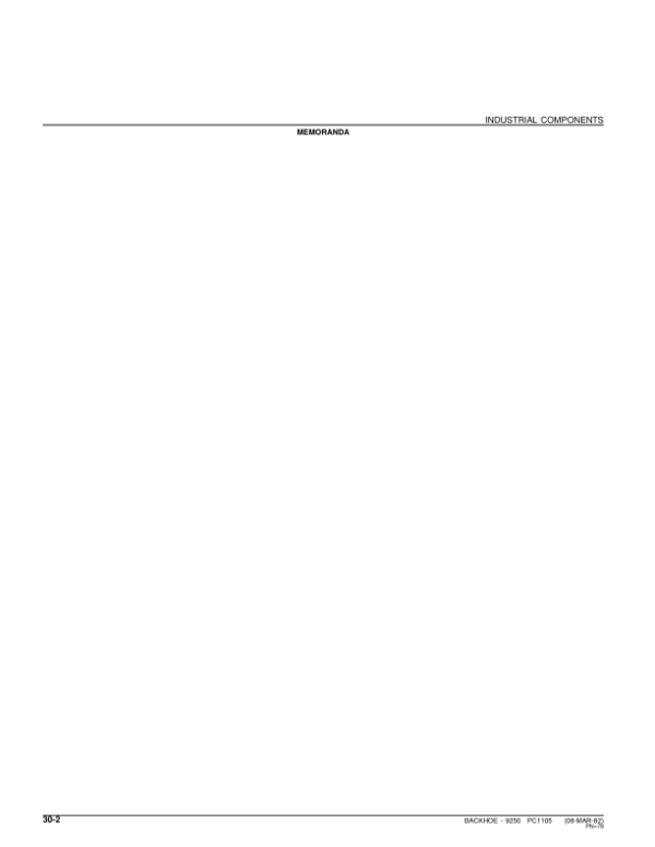 John Deere 9250 Attachments (SN 9250 Backhoe on a JD300 Tractor) Parts Catalog Manual – PC1105 Workshop Guide
