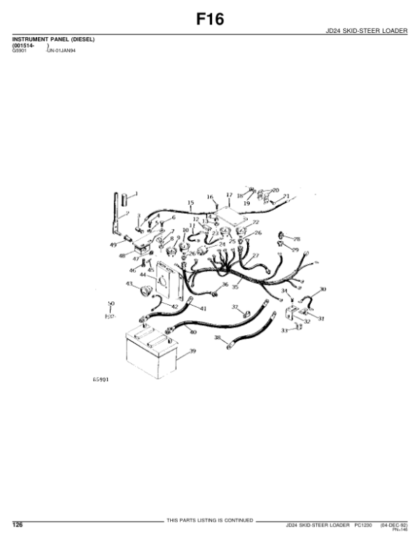 John Deere 24 Skid Steers Parts Catalog Manual – PC1230 Workshop Guide