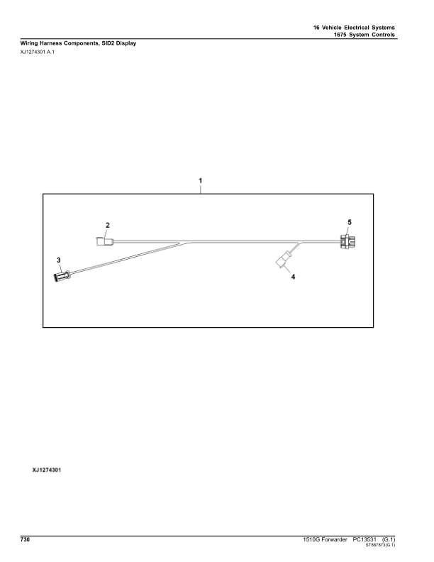 John Deere 1510G T3 RL Forwarders (SN D004181-) Parts Catalog Manual – PC13531 Workshop Guide